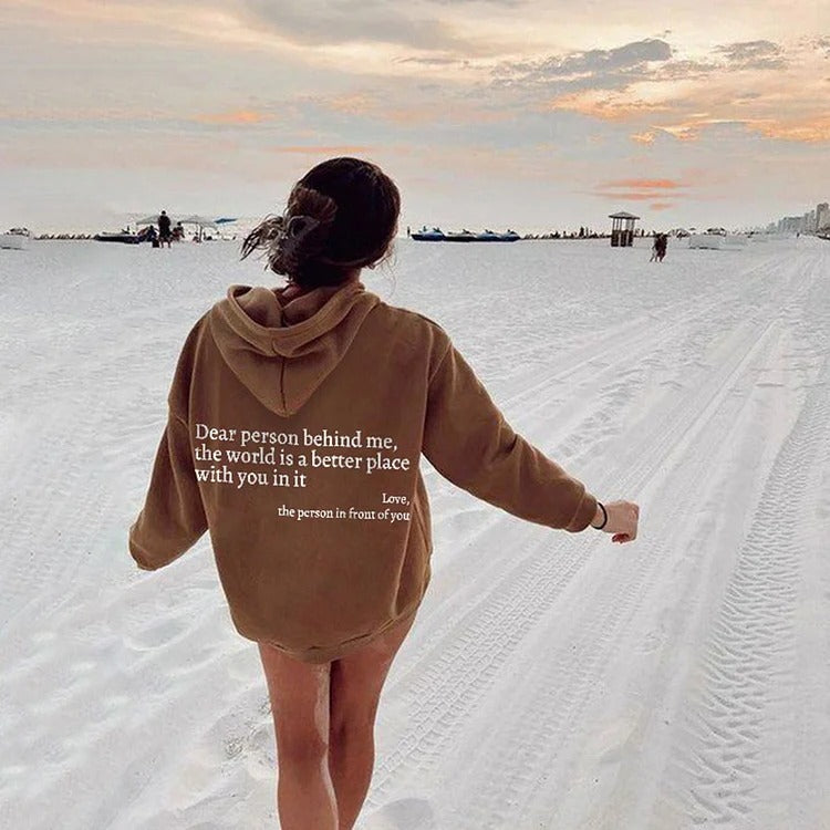 2x Person Behind Me Women's Hoodie
