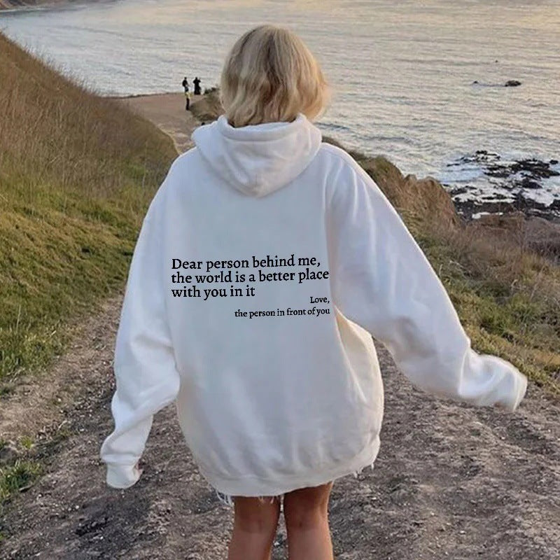 2x Person Behind Me Women's Hoodie