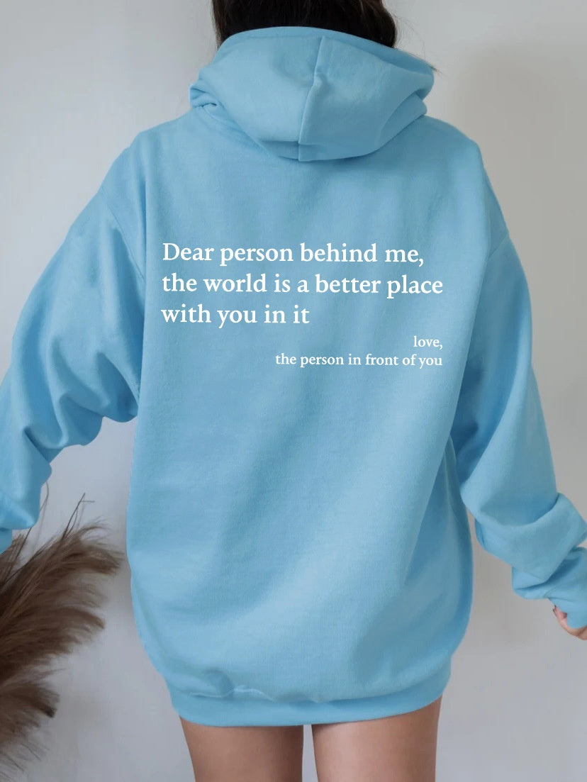 2x Person Behind Me Women's Hoodie