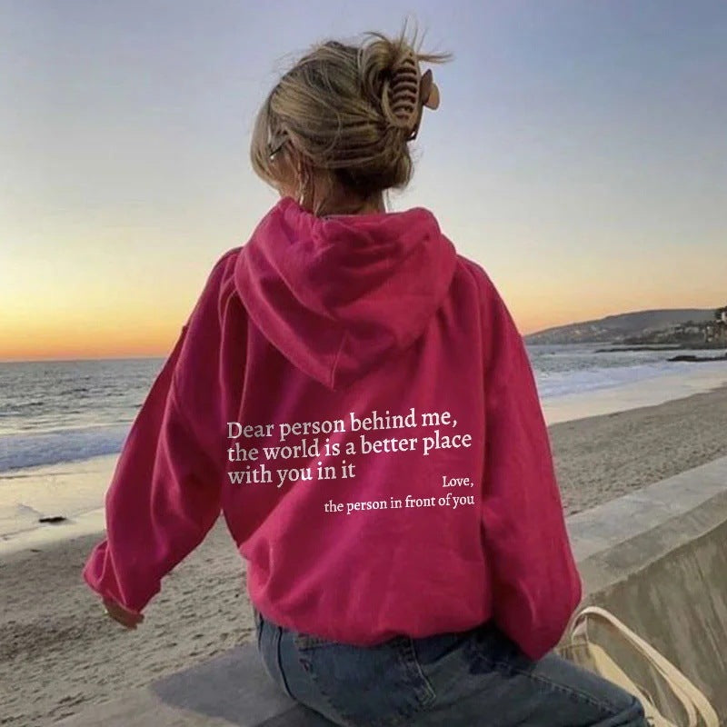 2x Person Behind Me Women's Hoodie