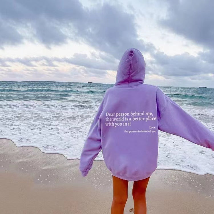 2x Person Behind Me Women's Hoodie