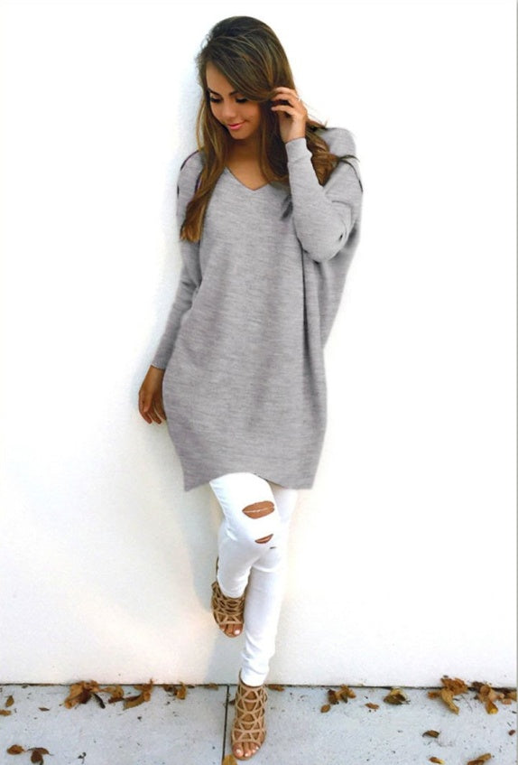 V-Neck Women's Sweater