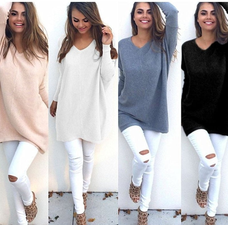 V-Neck Women's Sweater