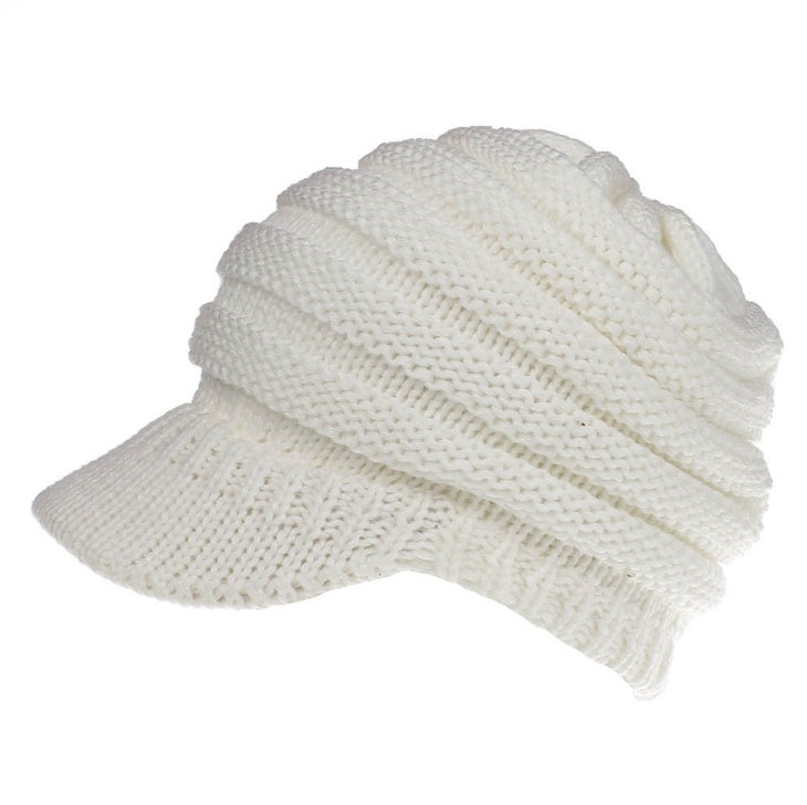 2x Women's Ponytail Beanie