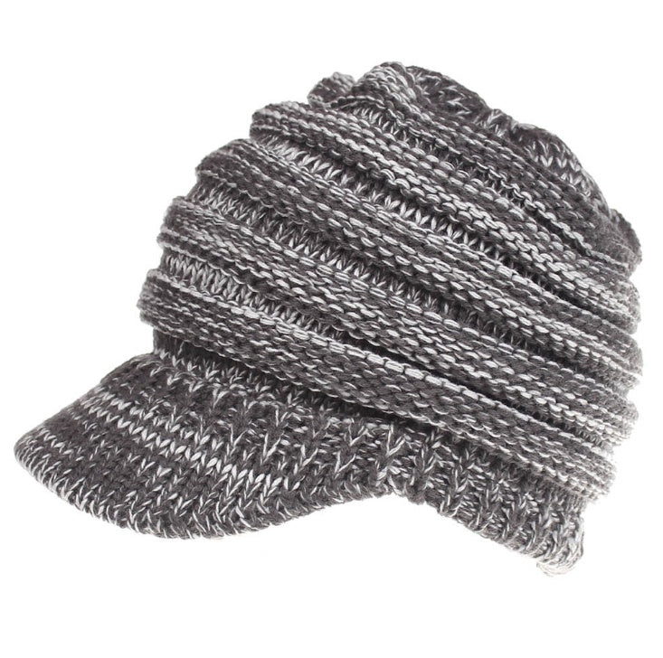 2x Women's Ponytail Beanie