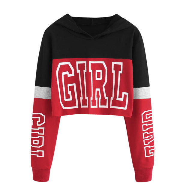 Women's Crop Top Hoodie