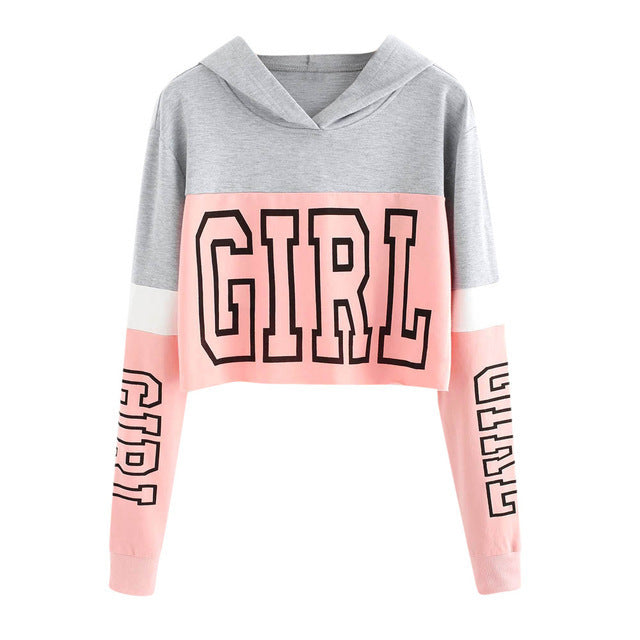 Women's Crop Top Hoodie