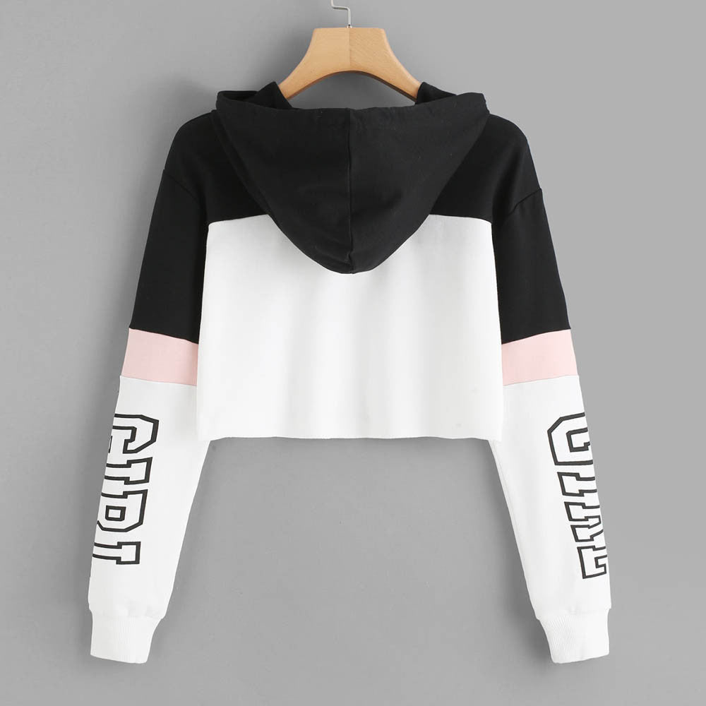 Women's Crop Top Hoodie