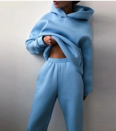 2 Piece Hooded Women's Tracksuit