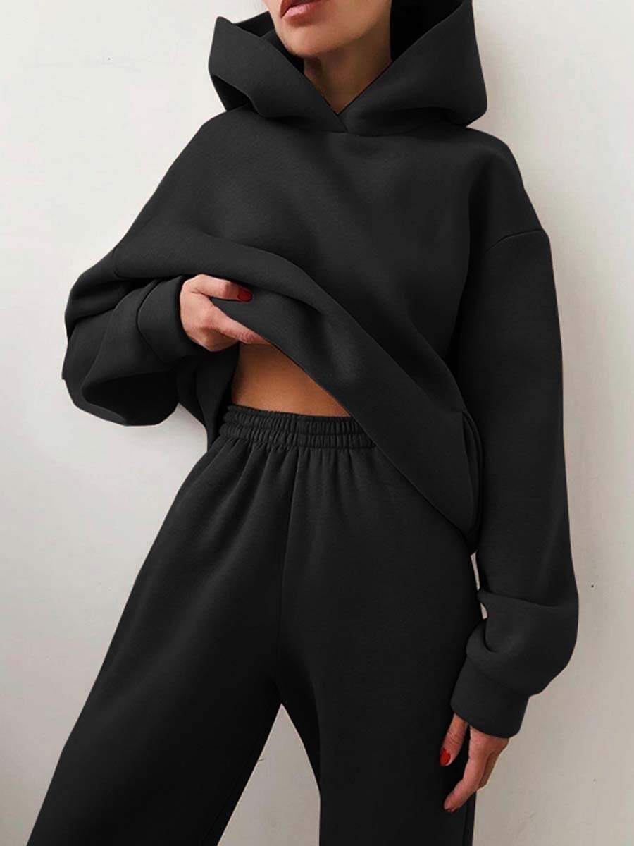 2 Piece Hooded Women's Tracksuit