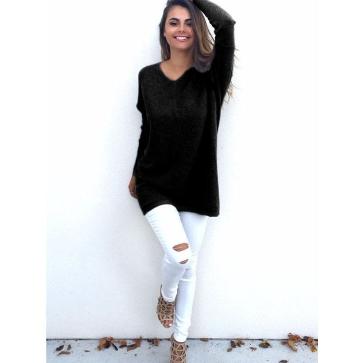 V-Neck Women's Sweater