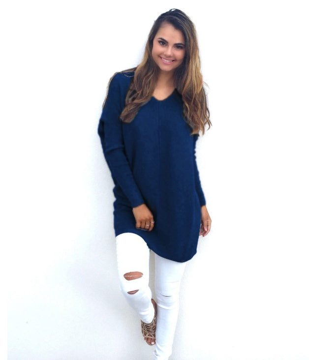 V-Neck Women's Sweater