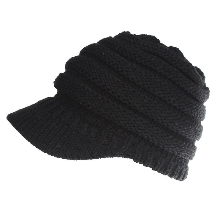 2x Women's Ponytail Beanie