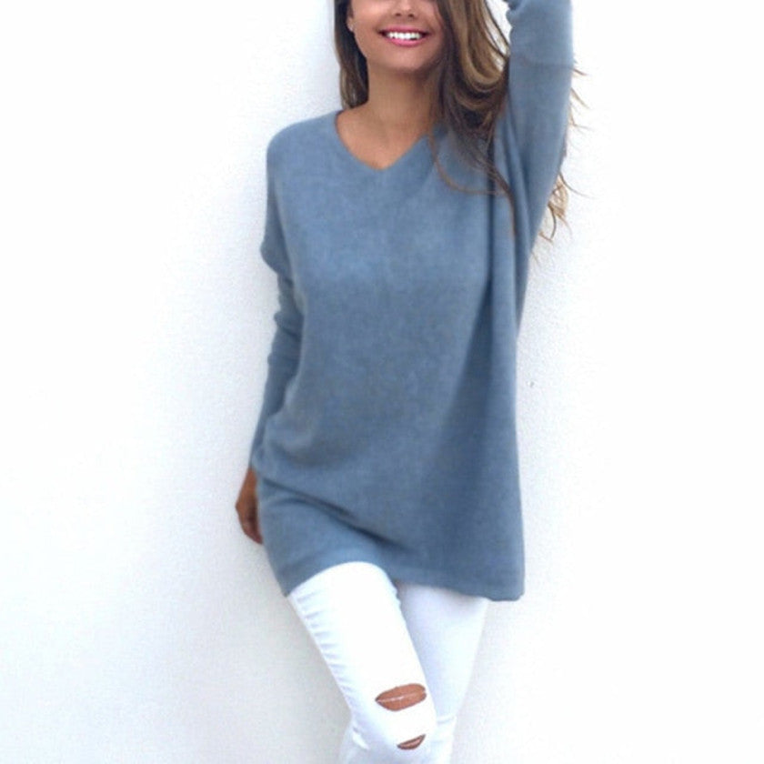 V-Neck Women's Sweater