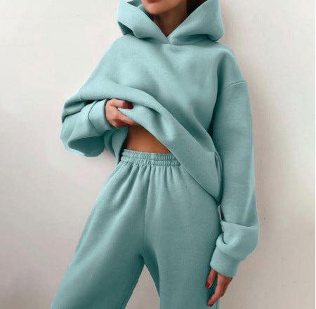 2 Piece Hooded Women's Tracksuit