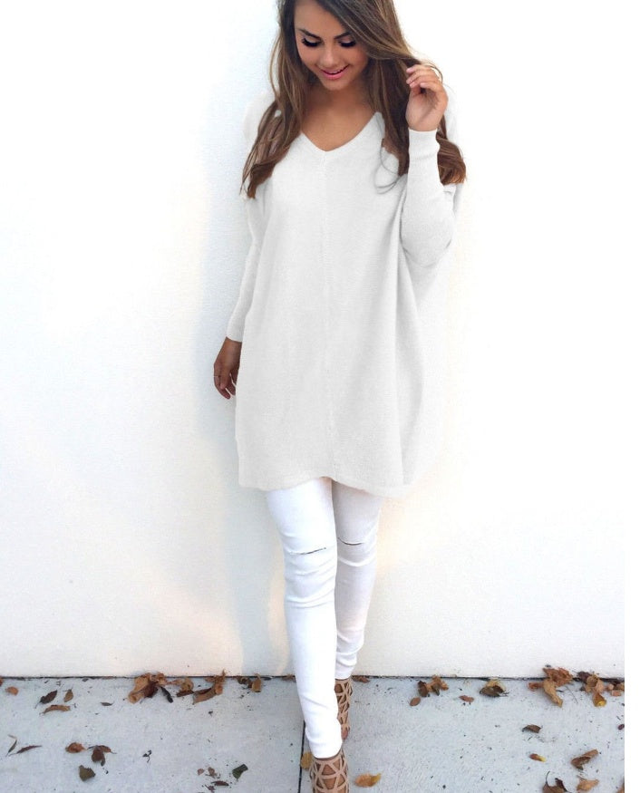 V-Neck Women's Sweater