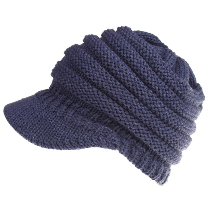 2x Women's Ponytail Beanie