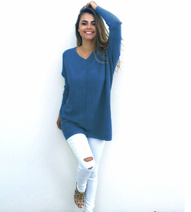 V-Neck Women's Sweater