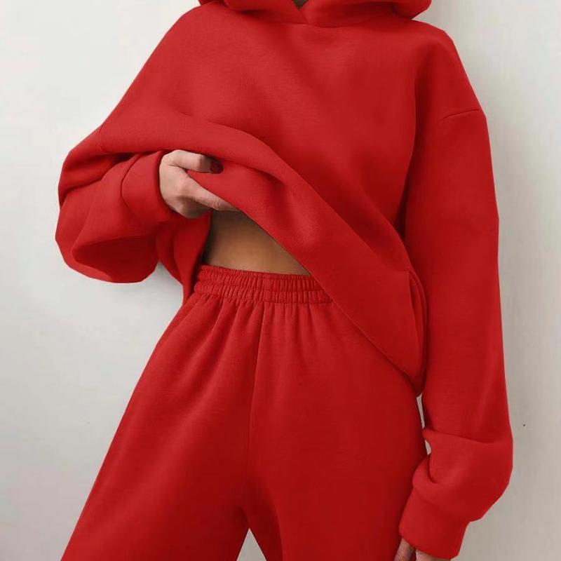 2 Piece Hooded Women's Tracksuit