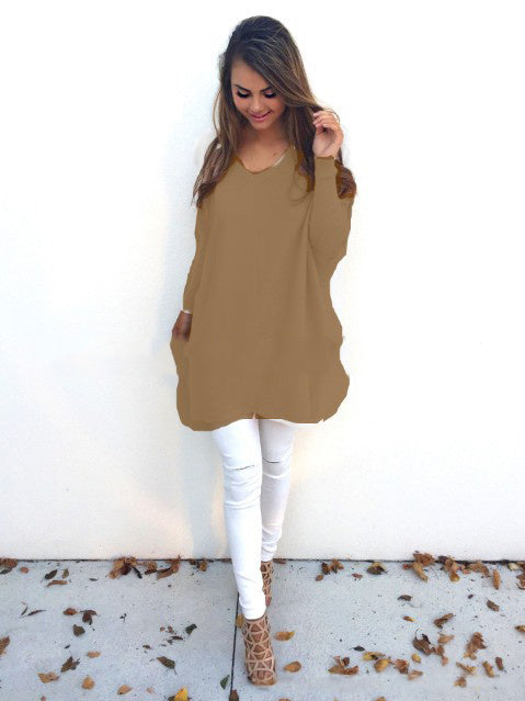 V-Neck Women's Sweater