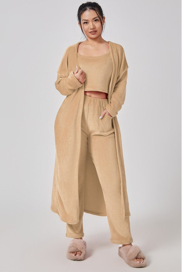 Women's 3 Piece Pajama Set